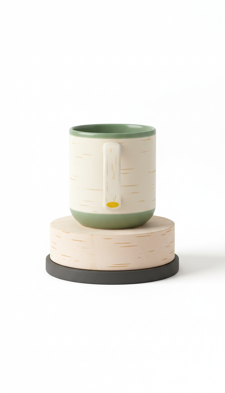 Stackable Birch Ceramic Mug