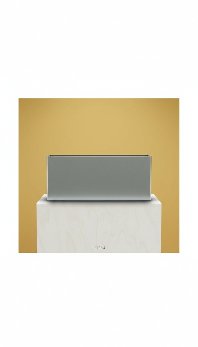 Matte Stainless Steel Planter